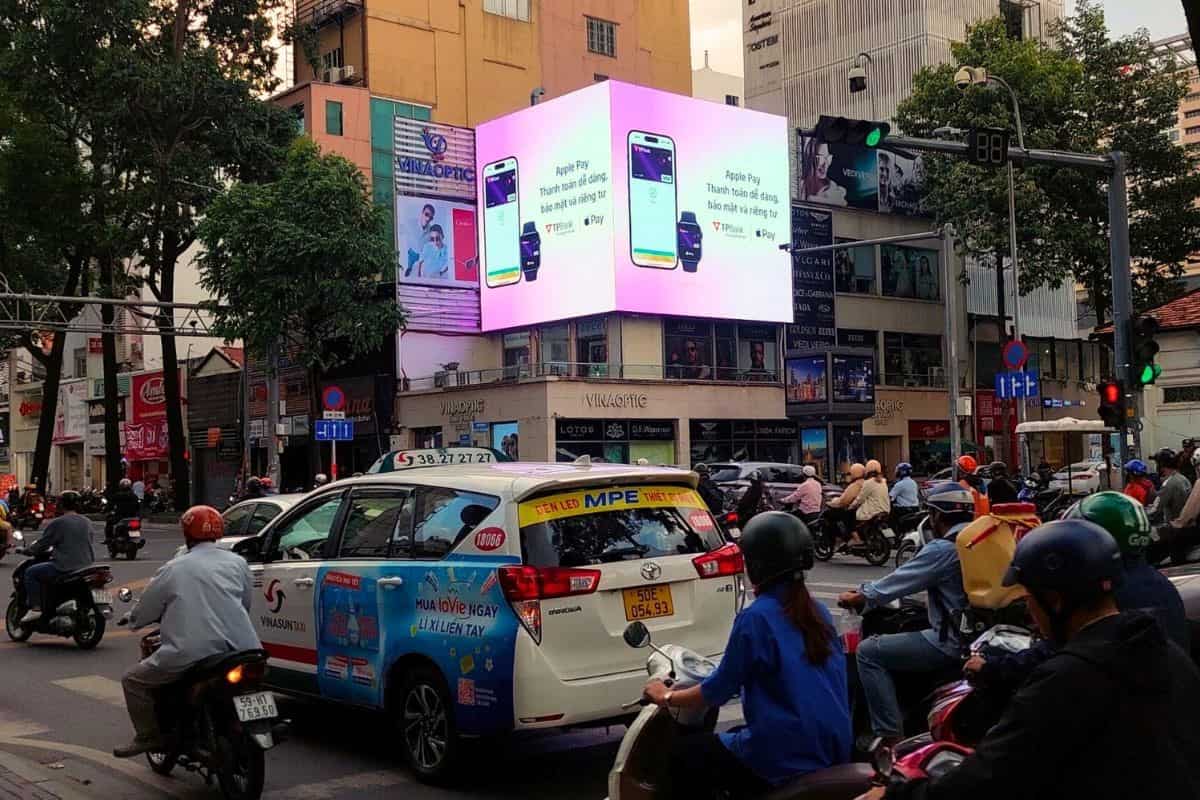dự án led ngoài trời đã hoàn thành