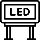 icon led ngoài trời