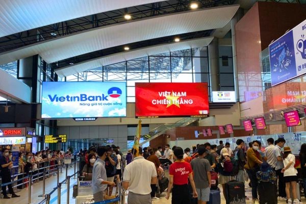 khu vực làm thủ tục checkin