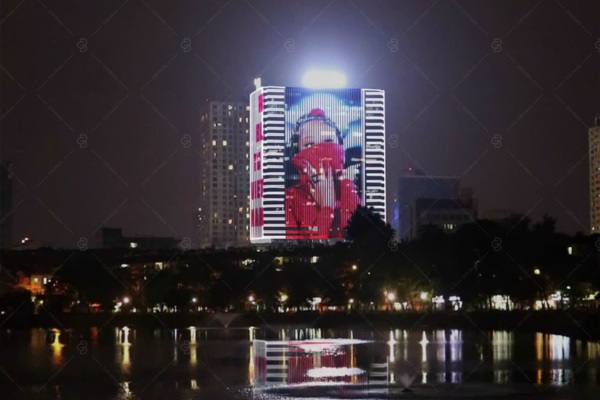 màn hình led building tại tnr tower