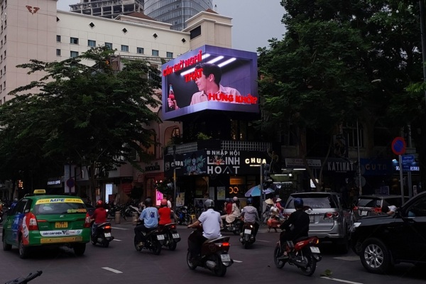 màn hình led 3d tại 113 nguyễn huệ